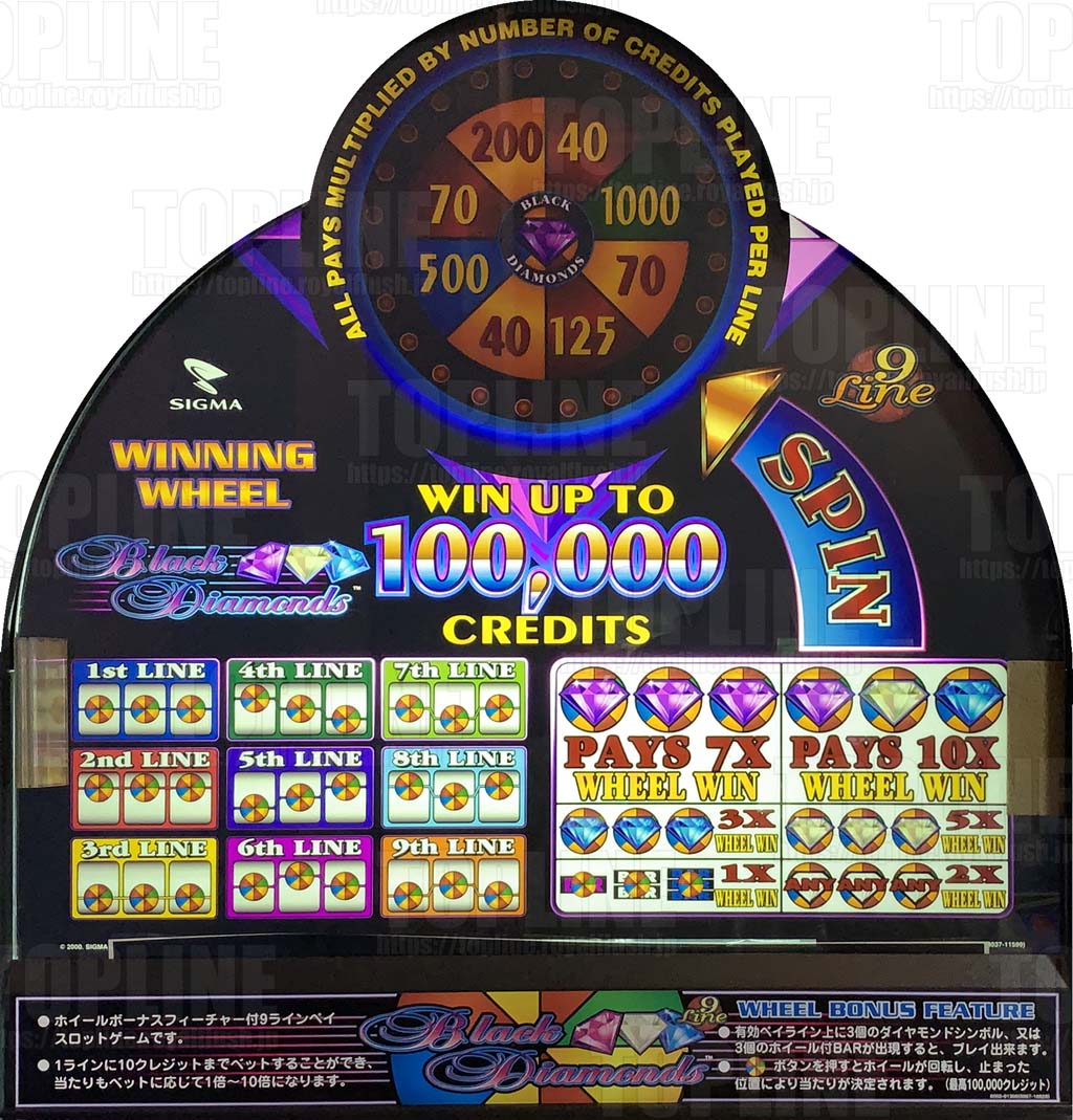 SIGMA WINNING WHEEL BLACK DIAMOND | メダルゲーム専門サイト SIGMA WINNING WHEEL BLACK DIAMOND | メダルゲーム専門サイト